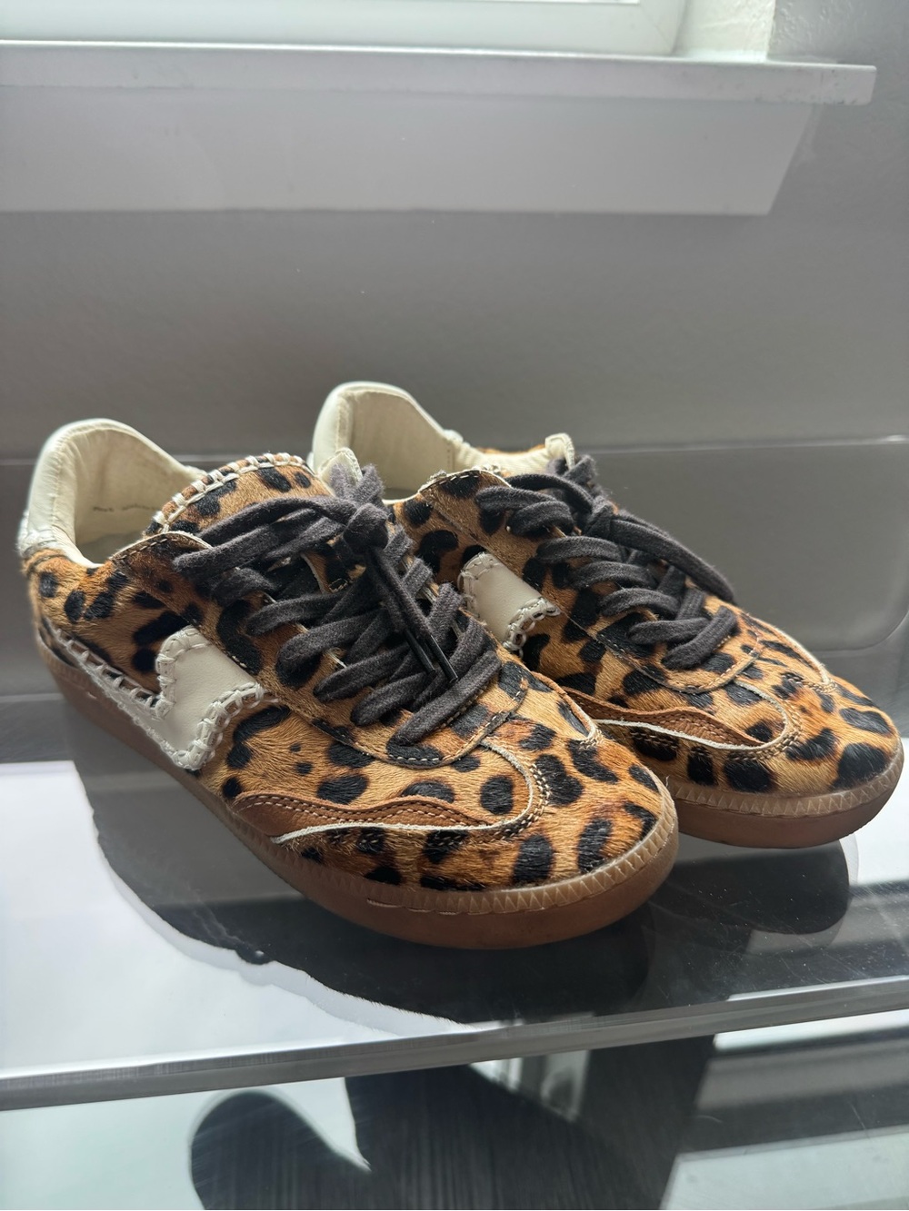 Dolce Vita Notice Stitch Genuine Calf Hair Sneaker